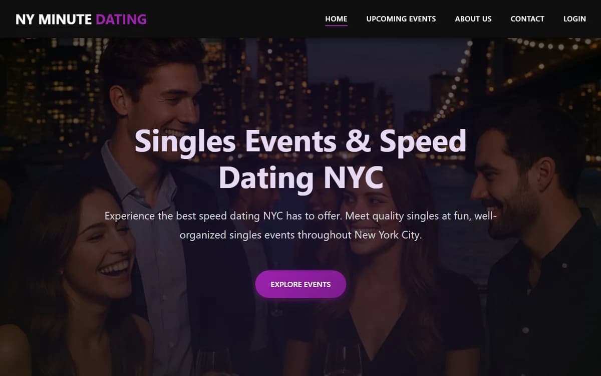 NY Minute Dating project